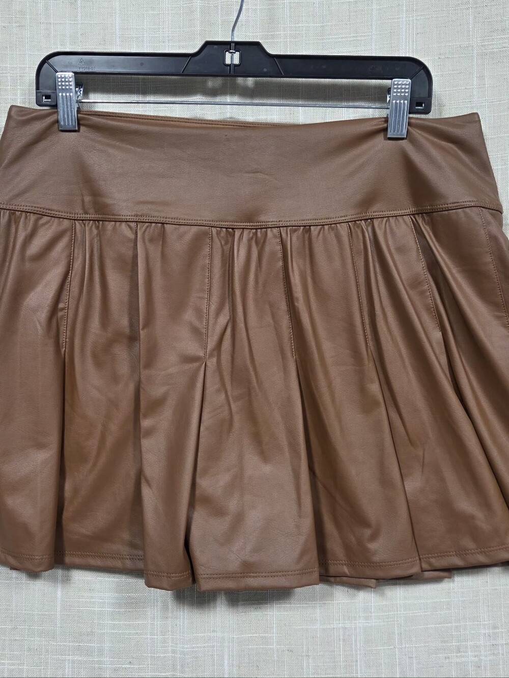 Offline by Aerie Faux Leather Pleated Skort (Brown/Camel) - Size XL - Worn Once - Picture 12 of 12
